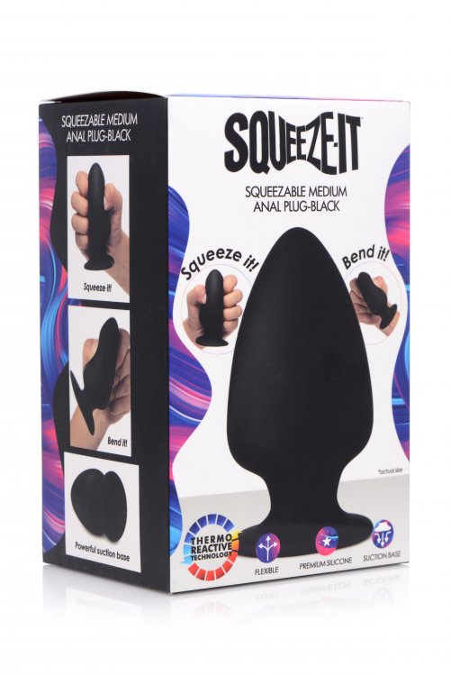 Squeeze-It "Squeezable" Anal Plug - Med