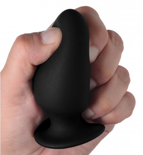 Squeeze-It Squeezable Small Anal Plug Black