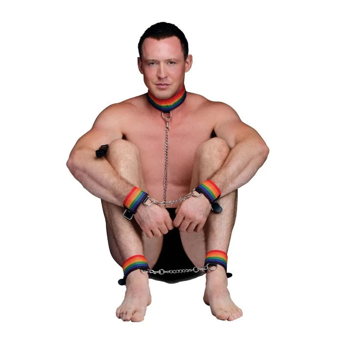 MS Kinky Pride "Rainbow" Bondage Set