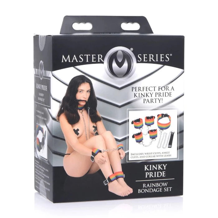 MS Kinky Pride "Rainbow" Bondage Set