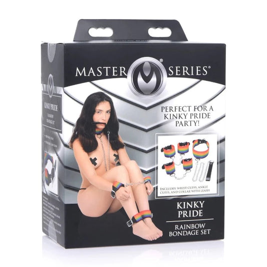 MS Kinky Pride "Rainbow" Bondage Set
