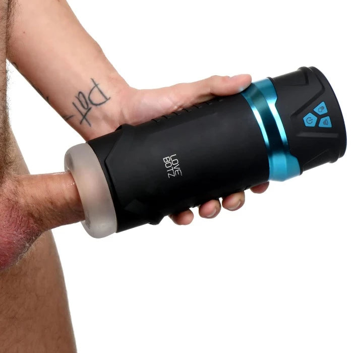 LoveBotz "Auto Milker" Intense 13X Sucking Masturbator -Black