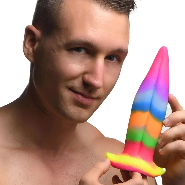 Creature Cocks "Unicorn Kiss" Tongue Glow-in-the-Dark Dildo