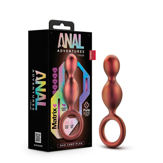 AA Matrix "Duo" Loop Butt Plug -Copper