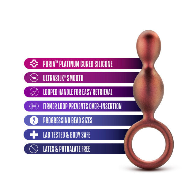 AA Matrix "Duo" Loop Butt Plug -Copper