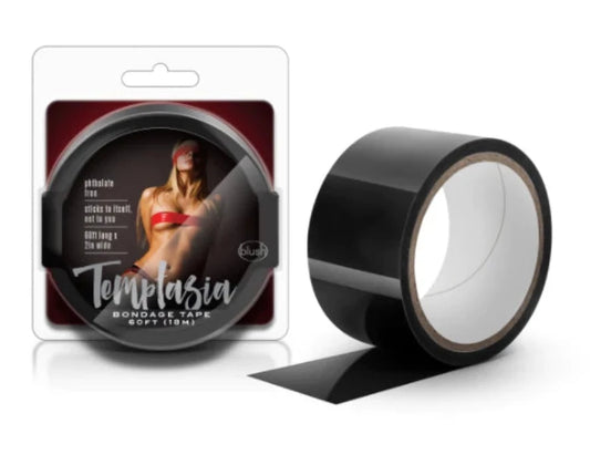 Temptasia 60 Foot Bondage Tape -Black