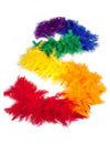 Rainbow Sectioned Feather Boa