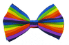 Rainbow Bowtie w/ Horizontal Stripes