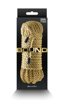 Bound Bondage Rope 25 Feet -Gold