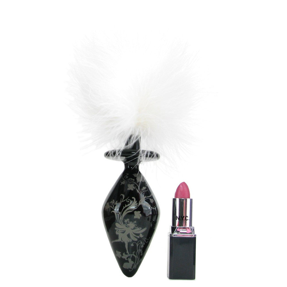 Passionistas Glass "Bunny Tail" Butt Plug -Large