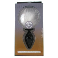 Passionistas Glass "Bunny Tail" Butt Plug -Large