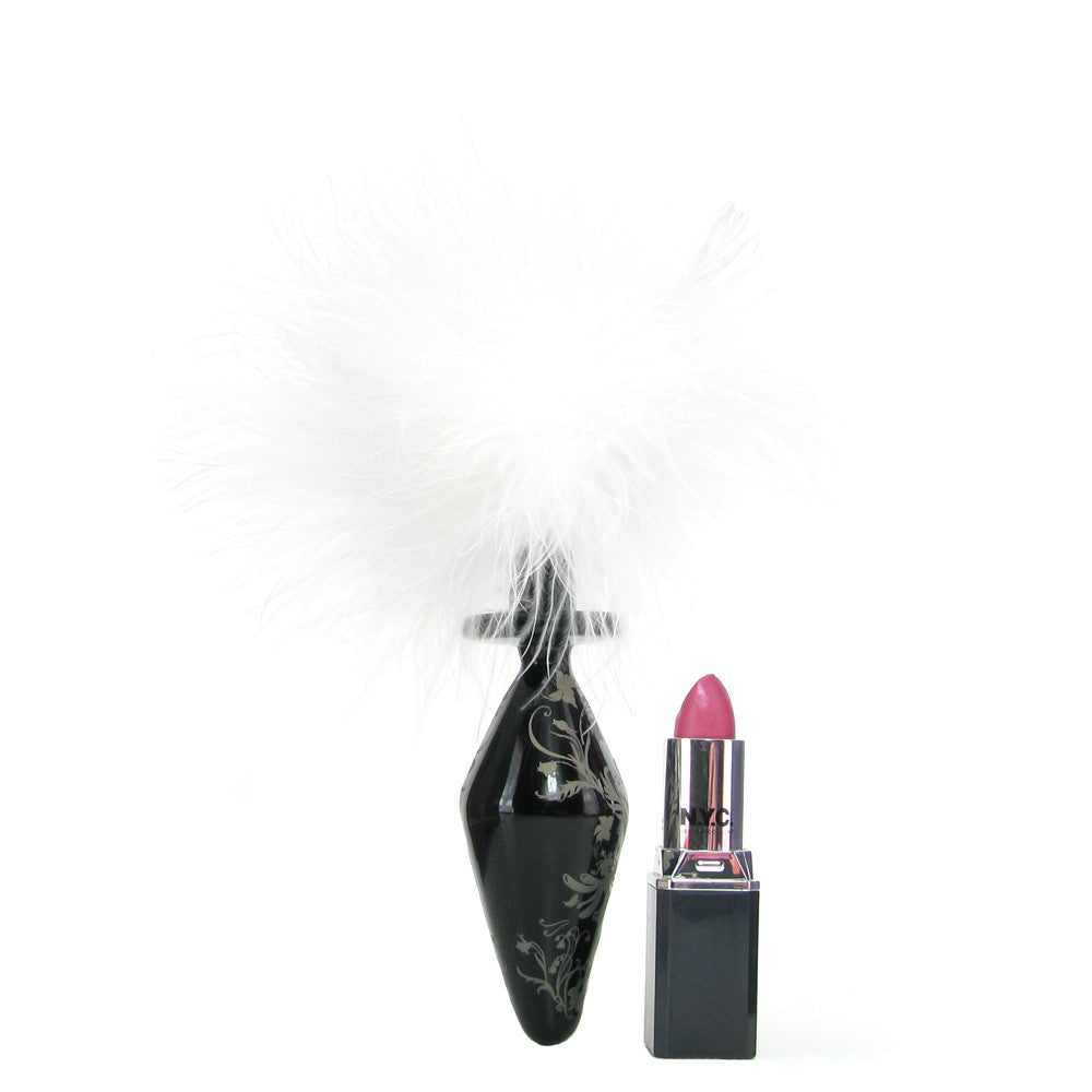 Passionistas Glass Bunny Tail Butt Plug Small