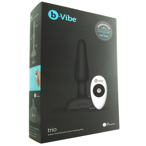 B-Vibe Trio Remote Control Vibrating Plug