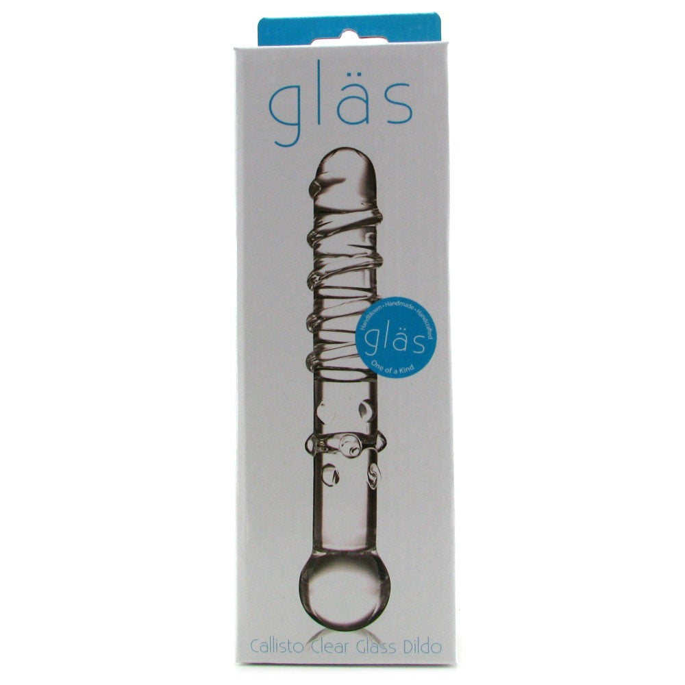 Gläs Callisto Clear Glass Dildo