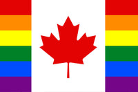 ''Canadian'' Rainbow Flag -Sticker