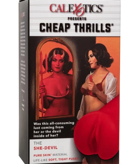 Cheap Thrills "The She-Devil" Stroker -Red