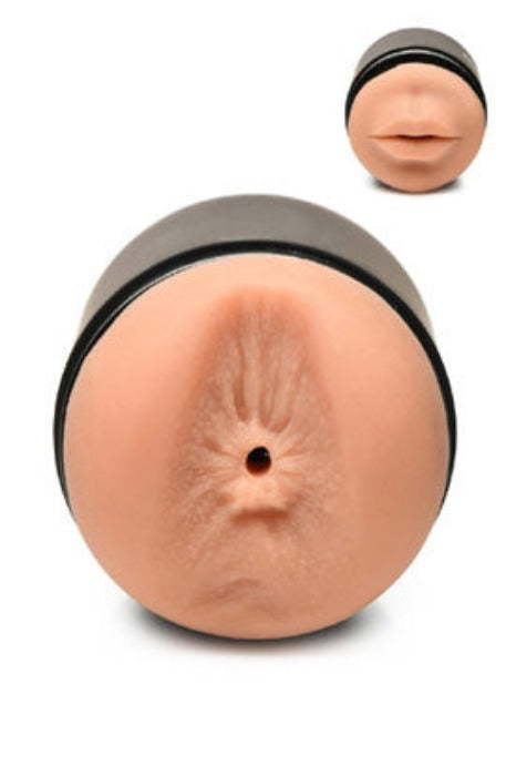 Mistress "Double Shot" Realistic Vagina & Butt Mini Masturbator