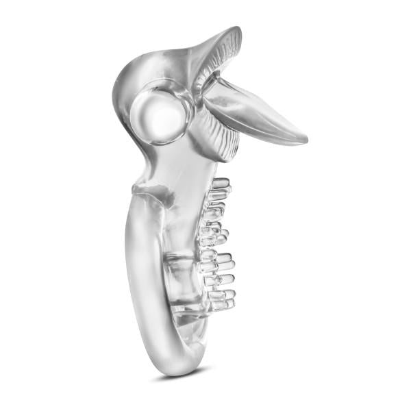 Stay Hard "Tongue" Cock Ring -Clear