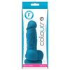 Colours Pleasures 4” Dildo -Blue