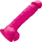 Colours ''Pleasures'' 8 inch Silicone Dildo -Pink