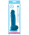 ColourSoft 5&quot; Silicone Soft Dildo -Blue