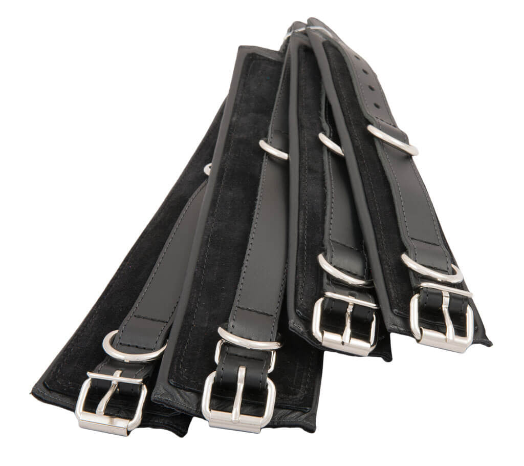 Bound 2 Please Leather Padded Cuffs