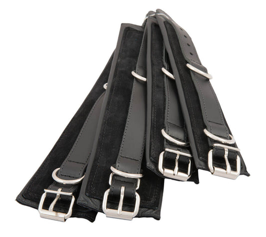 Bound 2 Please Leather Padded Cuffs
