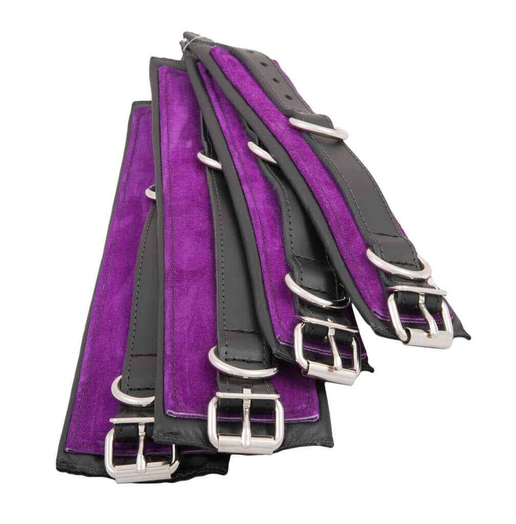 Bound 2 Please Leather Padded Cuffs