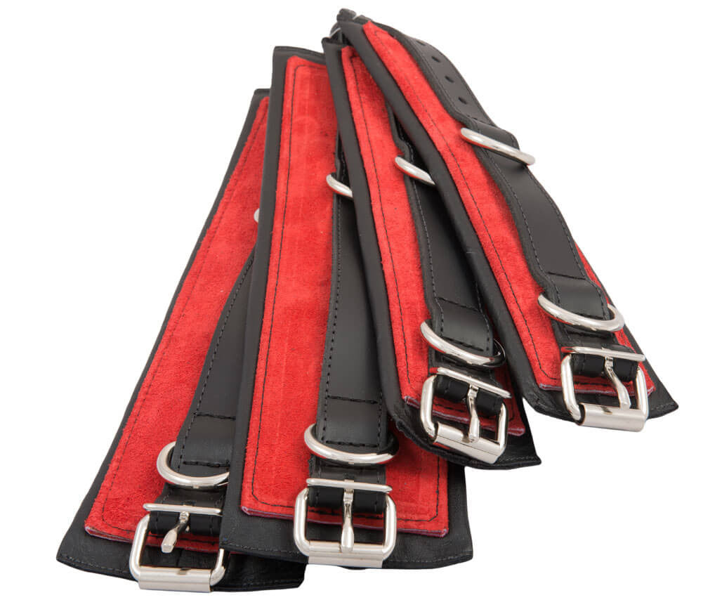 Bound 2 Please Leather Padded Cuffs