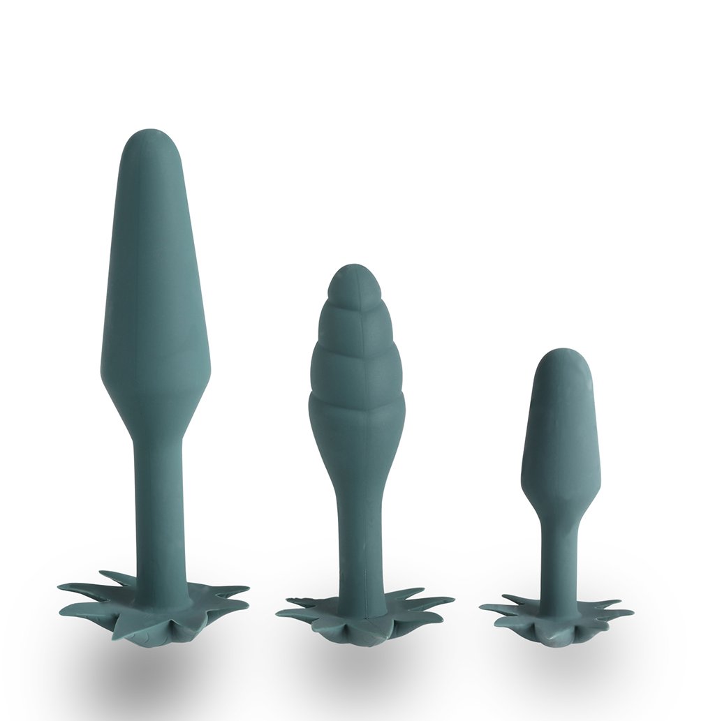 Doobies Pot Leaf Anal Trainer Set 3pc