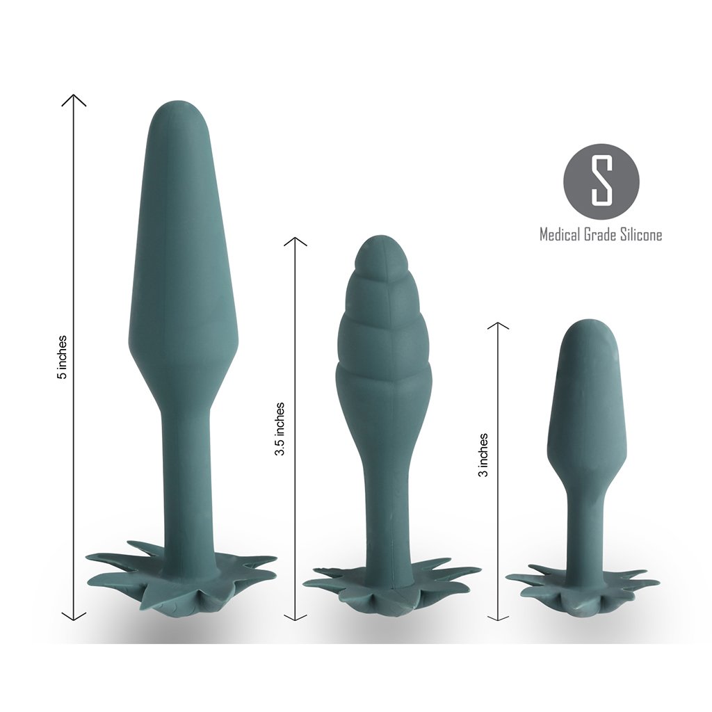 Doobies Pot Leaf Anal Trainer Set 3pc