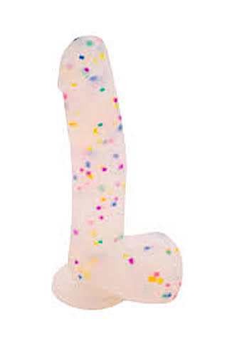 Get Lucky "Confetti Cock" 8.5" Dildo