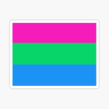 ''Polysexual'' Pride Flag -Sticker 3''x 5''