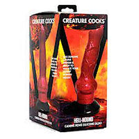 Creature Cocks 'Hell-Hound' Penis Dildo 7.5in