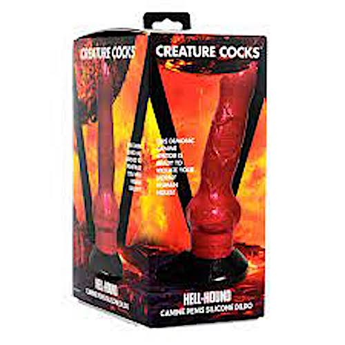 Creature Cocks 'Hell-Hound' Penis Dildo 7.5in