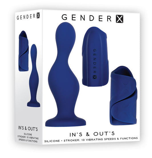 Gender X In's & Out's Plug/Stroker Vibe