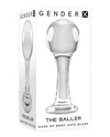 Gender X The Baller Glass Plug -Clear