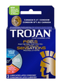 Trojan ''All The Feels'' Lubricated Latex Condoms 3-Pack