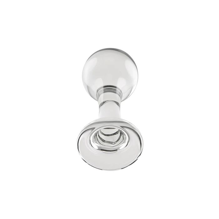 Gender X The Baller Glass Plug -Clear