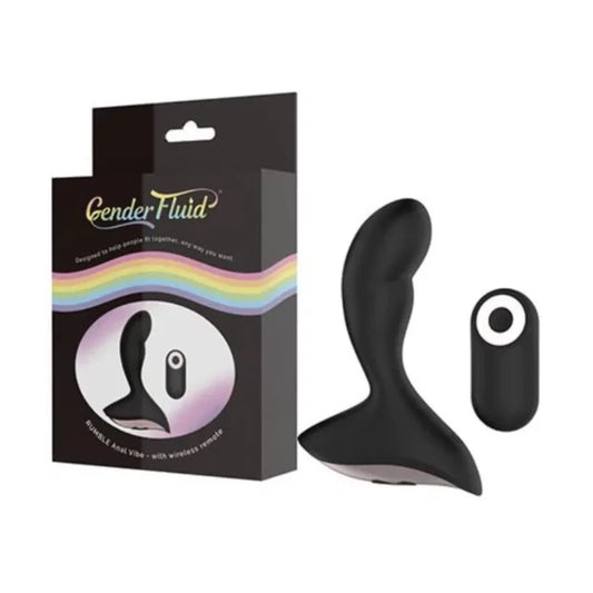 Gender Fluid 'Rumble' Anal Vibe w/Remote
