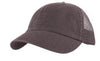KNP Garment Washed Cotton Twill Mesh Back Cap Grey