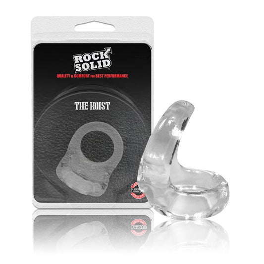 Rock Solid "The Hoist" Cock & Ball Ring -Smoke