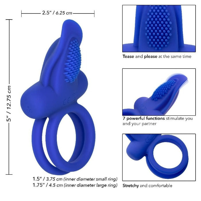 CalExotics "Dual Pleaser" Enhancer -Blue