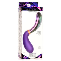 Prisms Vibra-Glass 10X "Pari" Dual-Ended Wavy -Dildo