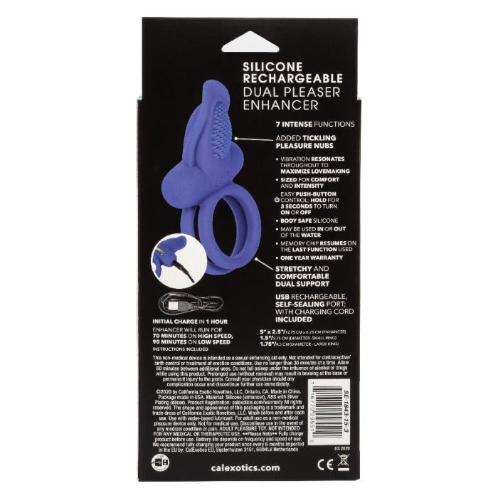 CalExotics "Dual Pleaser" Enhancer -Blue