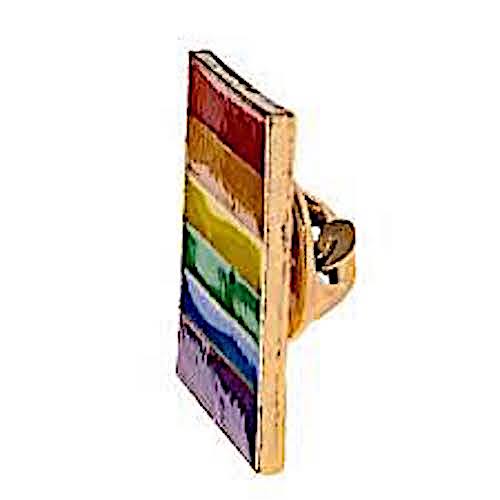 ''Rainbow'' Pride Flag -Lapel Pin