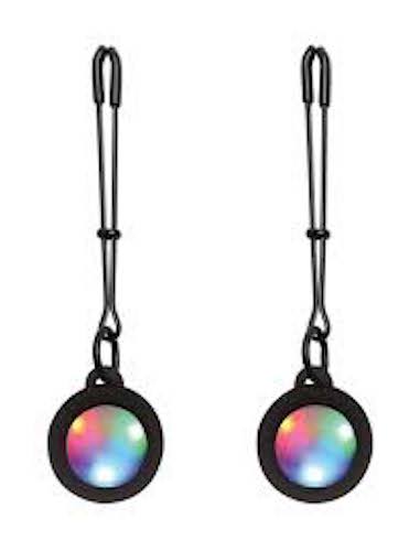 Charmed "Tweezer" Light Up Nipple Clamps