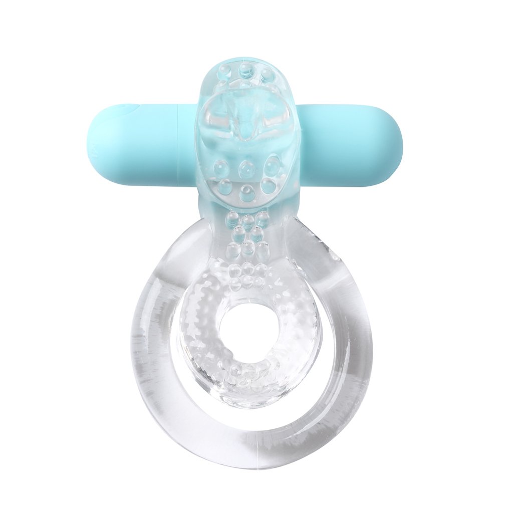 Maia "Jayden" Vibrating C/Ring -Blue
