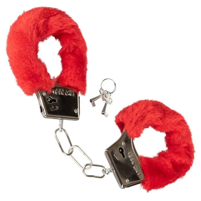 Calex Playfull "Furry Cuffs" -Red