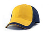 KNP Contrast Peak Chino Twill Cap Yellow/Navy